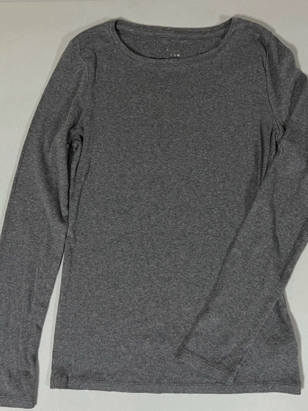 A New Day Long-Sleeve Charcoal Crewneck Top!